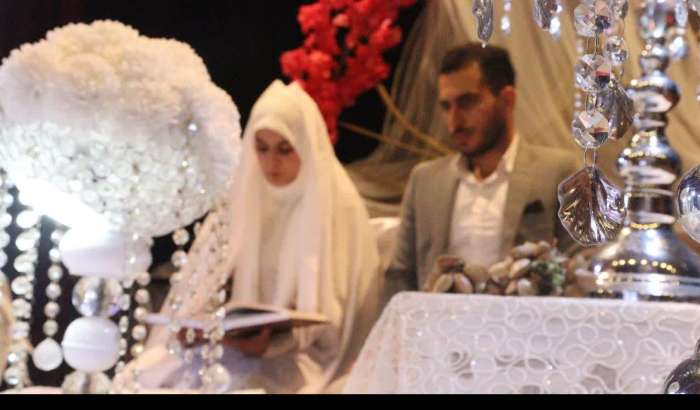 شعار زوجین در مراسم 