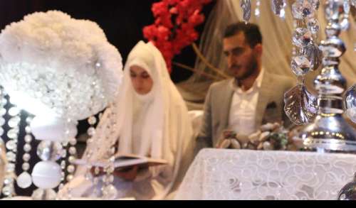 شعار زوجین در مراسم 