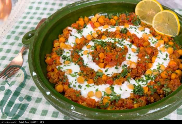 طرز تهیه بیج‌بیج نخود، یکی از غذاهای محلی شمال ایران