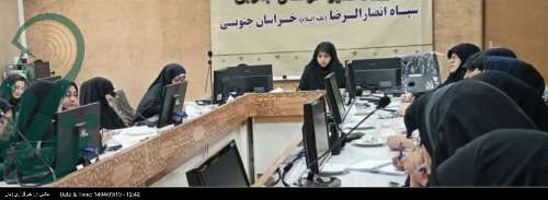 حضور فعالانه بانوان در برگزاری مراسمات دهه امامت و ولایت