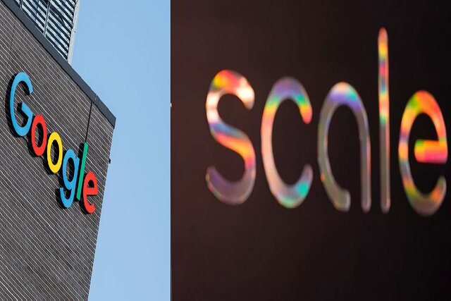 قطع همکاری «گوگل» و «Scale AI» به دنبال سرمایه‌گذاری بزرگ «متا»