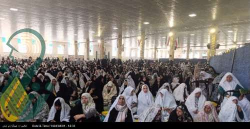 حضور مردان و زنان شیعه و سنی سیستان و بلوچستان در نماز جمعه خشم و نصر