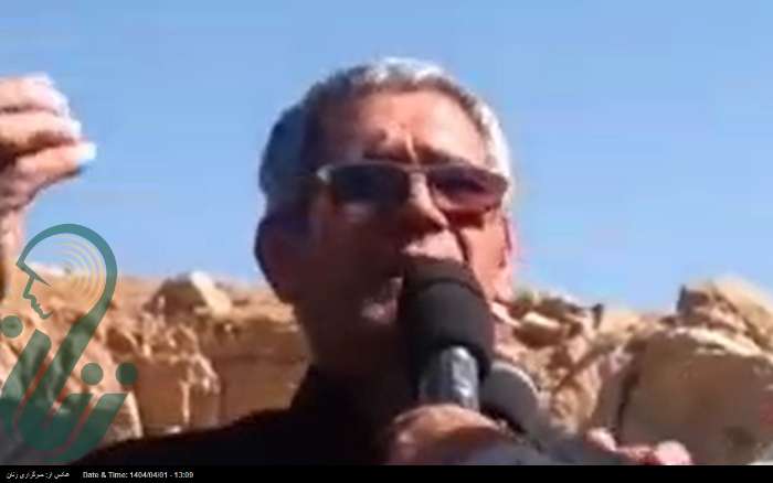 فیلم | کنگاور ؛ رجز خوانی پدر سه شهید