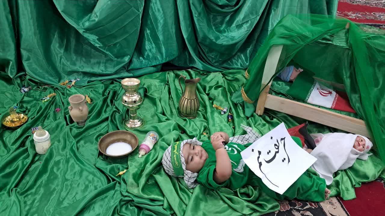 مادران دَیِّر، شیرخوارگان خود را در آغوش گرفتند و با اشک، ندای یا علی‌اصغر(ع) سر دادند