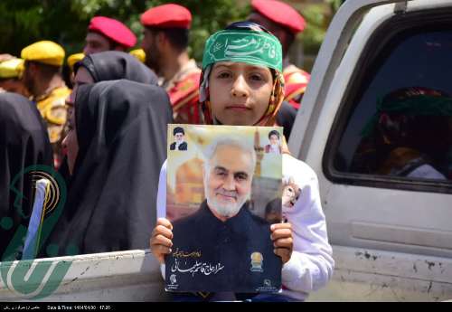 تشییع و تدفین پیکر سپهبد شهید علی شادمانی در همدان