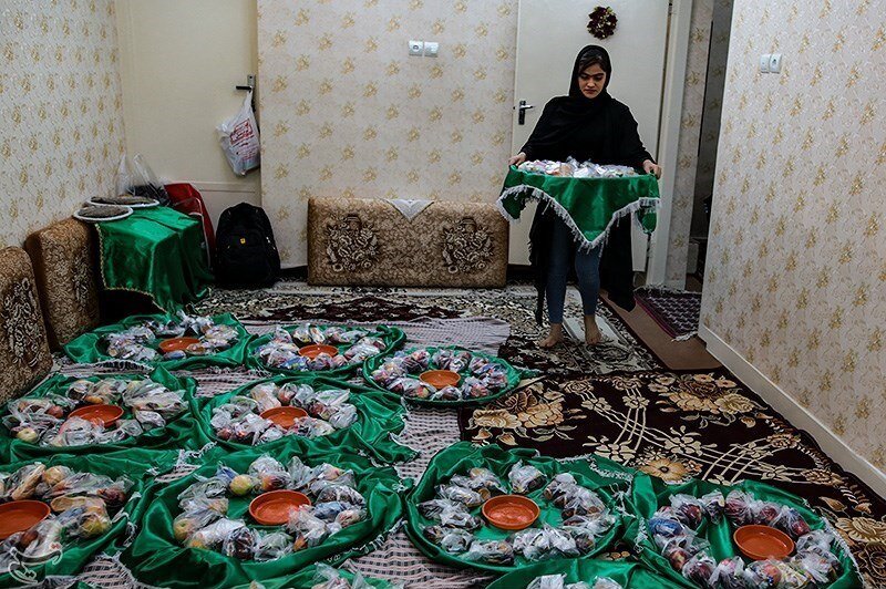 همدلی در شب هفتم محرم؛ لحظه‌های پر از عشق و اخلاص