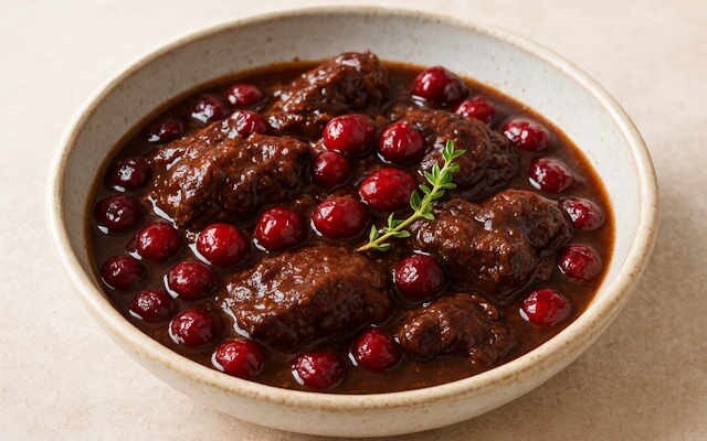 طرز تهیه خورش زغال‌اخته خوشمزه و مجلسی به سبک خانگی