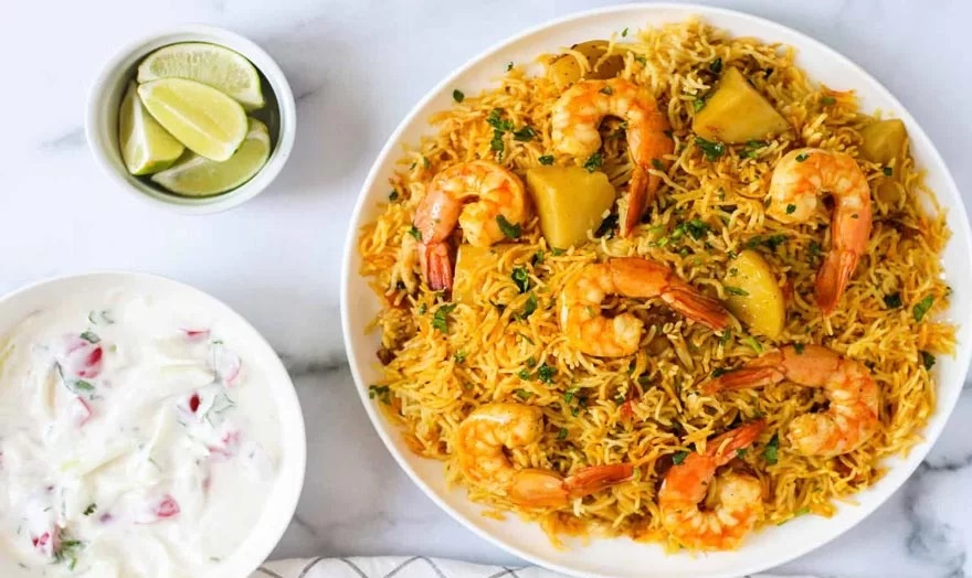 طرز تهیه میگو پلو بوشهری