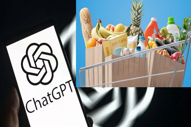 کاربران «چت‌جی‌پی‌تی» در حال چت کردن می‌توانند خواروبار بخرند