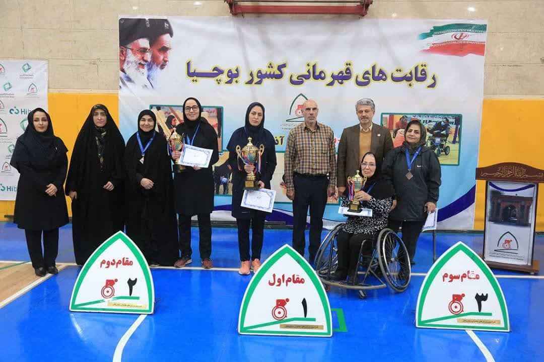 درخشش بانوان ورزشکار استان سمنان در رقابت‌های قهرمانی بوچیا کشور