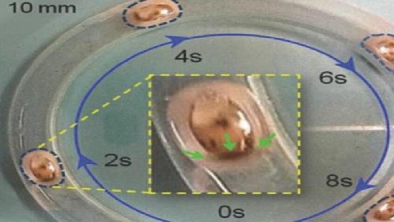 اولین موتور جهان که با یک قطره فلز مایع کار می‌کند!