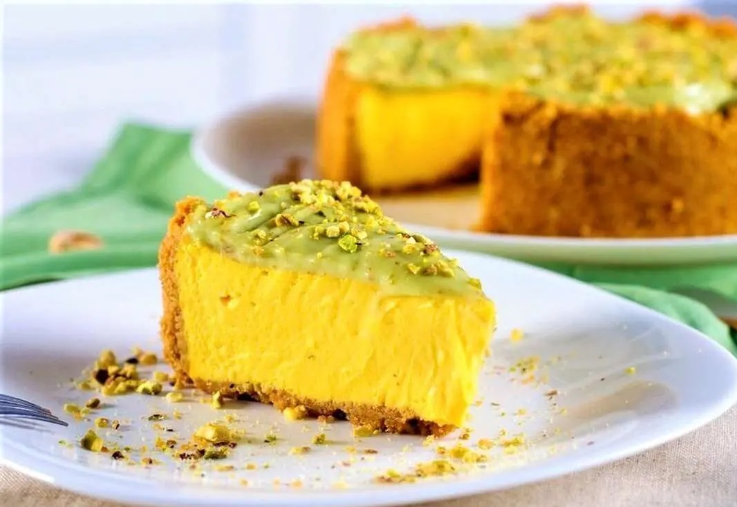 طرز تهیه چیزکیک زعفرانی؛ دسر خوشمزه و جذاب