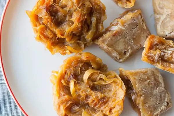 طرز تهیه پیاز داغ برای فریزر با ماندگاری طولانی