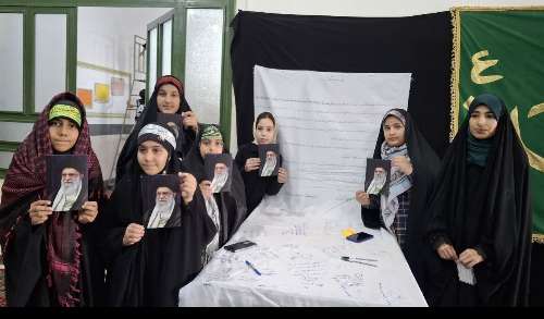 برپایی غرفه مادر و کودک در موکب محبان علی بن ابی طالب شهرستان صحنه