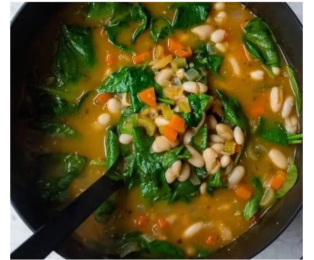 سوپ سبزیجات لوبیاسفید، پیش‌غذای خوشمزه و سالم